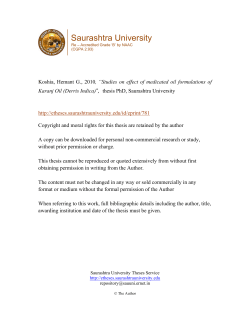 - Etheses - Saurashtra University