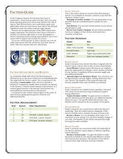 faction guide