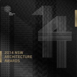 2014 nsw architecture awards - Australian Institute of Architects