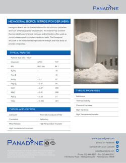 hexagonal boron nitride powder (hbn)