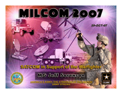 Strategic Satellite Planning