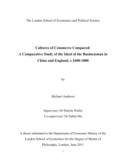 - LSE Theses Online