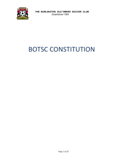 Club Constitution