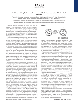 Self-Assembling Fullerenes for Improved Bulk