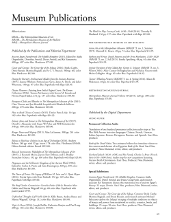 Museum Publications