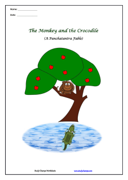 The Monkey and the Crocodile
