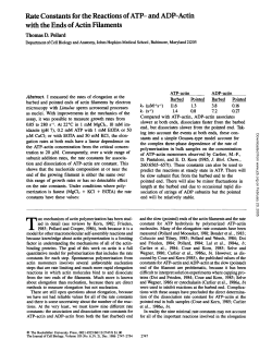 Rate Constants for the Reactions of ATP- and ADP