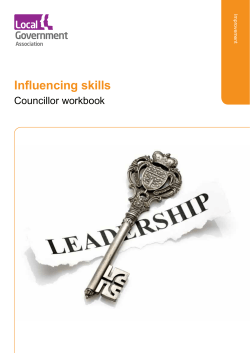 Influencing skills - Local Government Association