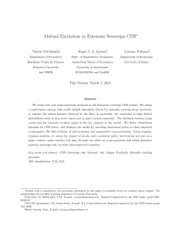 Mutual Excitation in Eurozone Sovereign CDS