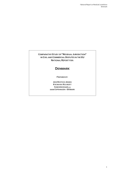 COMPARATIVE STUDY OF &ldquo;RESIDUAL JURISDICTION&rdquo;