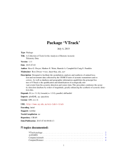 Package `VTrack`