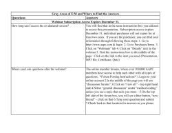 Gray Areas of E/M and Where to Find the Answers