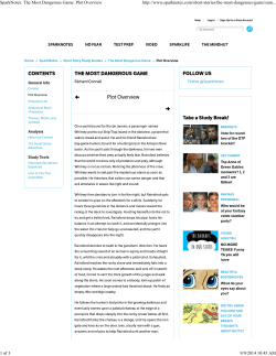 SparkNotes: The Most Dangerous Game: Plot Overview