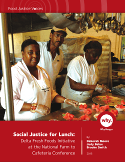 Social Justice for Lunch