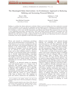 The Meaningful Roles Intervention: An