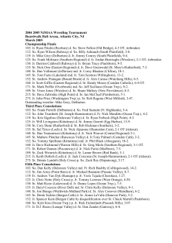 2004 2005 NJSIAA Wrestling Tournament Boardwalk Hall Arena