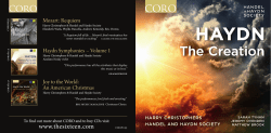 The Creation - Chandos Records