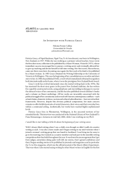 An Interview with Patricia Grace