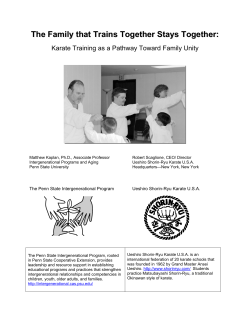The Family that Trains Together Stays Together