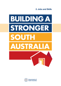 building a stronger south australia bro 2 V4.indd