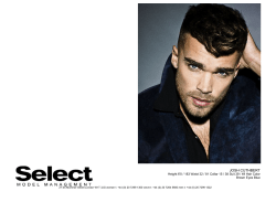 josh cuthbert - Select Model Management