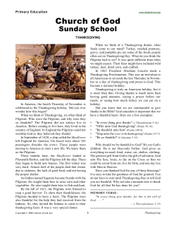 Thanksgiving - Primary Lesson