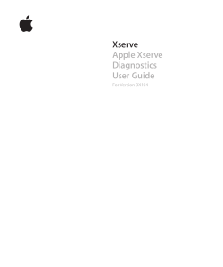Apple Xserve Diagnostics User Guide