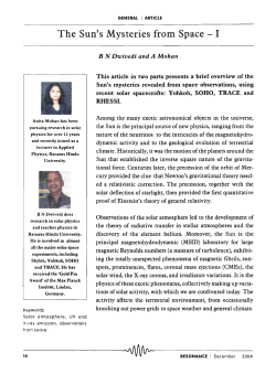 The Sun`s Mysteries from Space