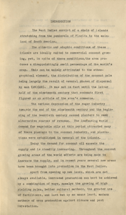 INTRODUCTION The v&laquo;est Indies consist of a chain of islands