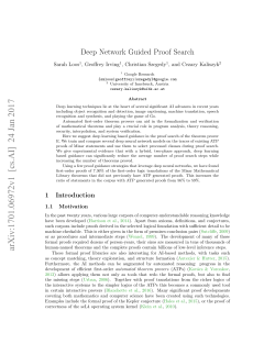 Deep Network Guided Proof Search