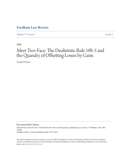 Meet Two-Face - FLASH: The Fordham Law Archive of Scholarship