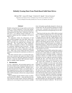 Reliably Erasing Data From Flash-Based Solid State Drives