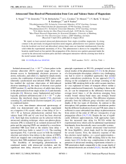 Attosecond Time-Resolved Photoemission from Core and Valence