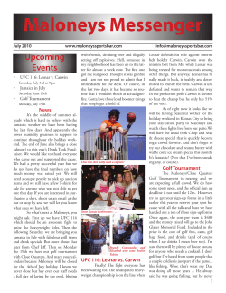July 2010 Newsletter PDF