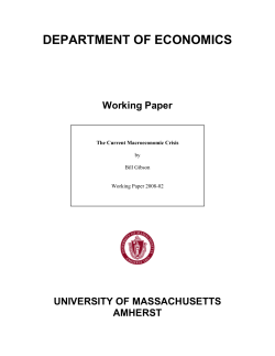 department of economics