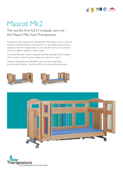 Mascot - Modular Adjustable Cots