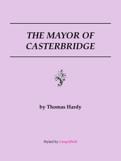 the mayor of casterbridge