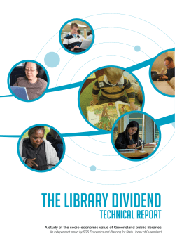 The Library Dividend: technical report