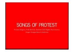 Songs of Protest