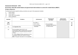 NCEA Level 3 Economics (90631) 2012