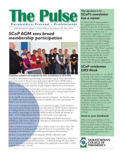 SCoP AGM sees broad membership participation