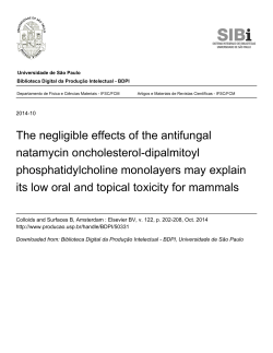 The negligible effects of the antifungal natamycin