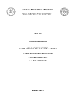 Univerzita Komensk&eacute;ho v Bratislave