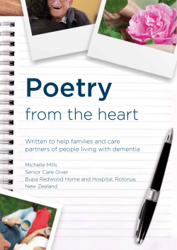 Dementia Poetry By Michelle Mills
