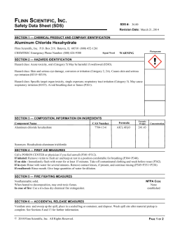 Aluminum Chloride hexahydrate, 99%