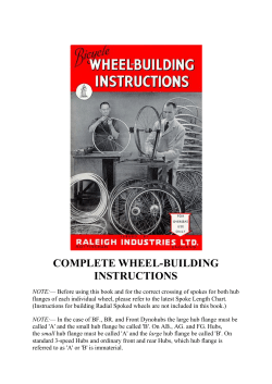 COMPLETE WHEEL-BUILDING INSTRUCTIONS