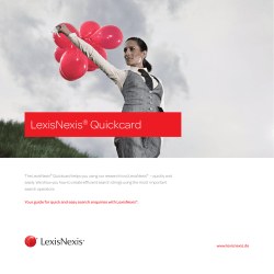 Business Information | Quickcard Nexis&reg; -