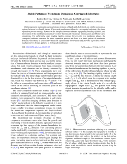 Stable Patterns of Membrane Domains at Corrugated Substrates