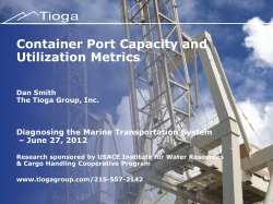 Container Port Capacity And Utilization Metrics