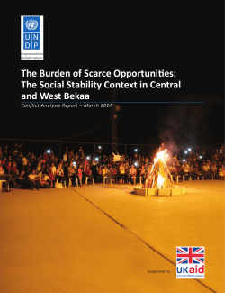 The Burden of Scarce Opportunities: The Social